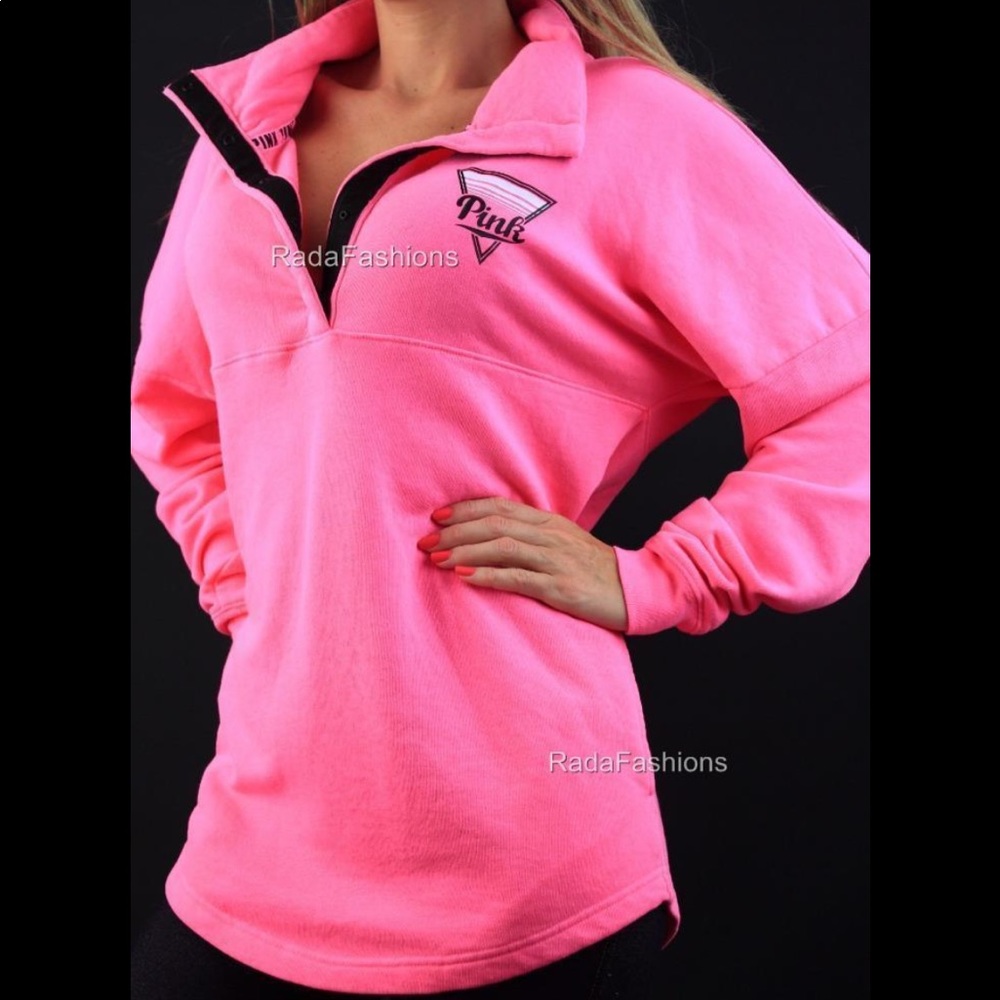 Victoria’s Secret PINK Quarter Snap Sweatshirt